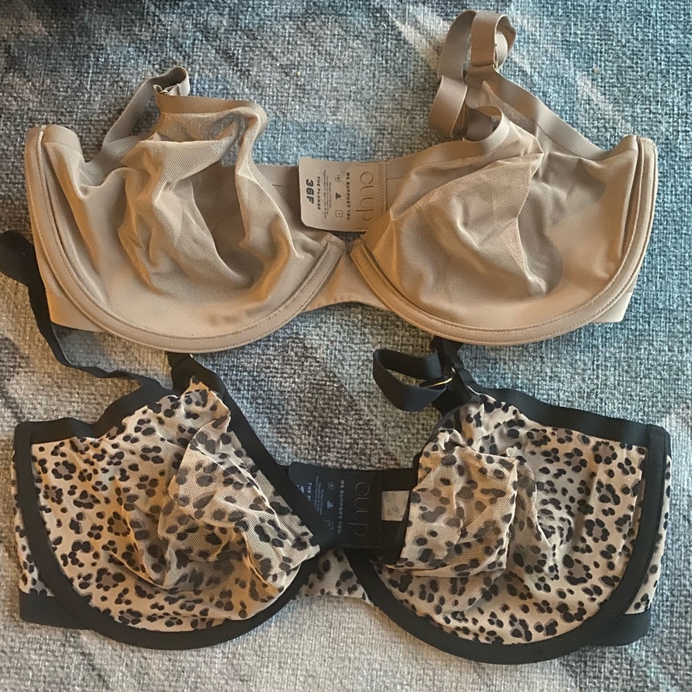 2 unpadded CUUP bras (too small for me)